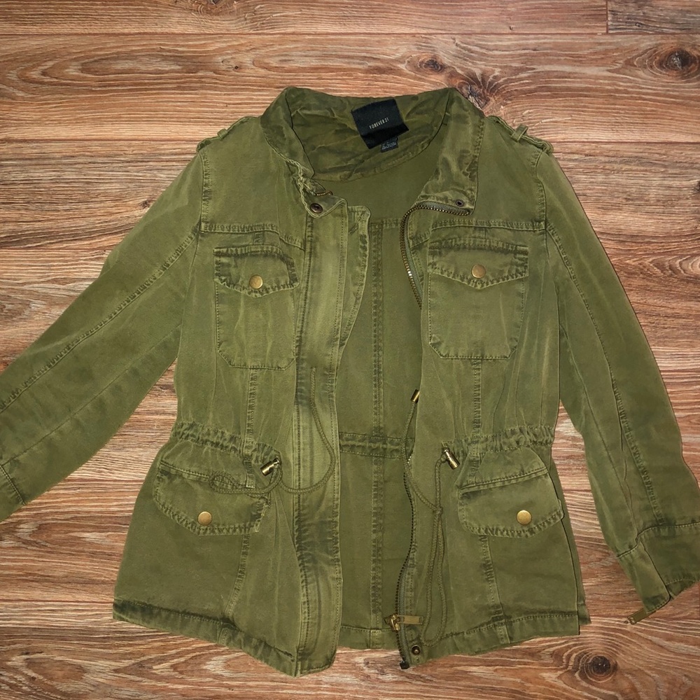 Forever 21 Green Army Jacket